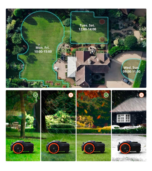 Robot cortacésped Segway Navimow X315E 1500 metros