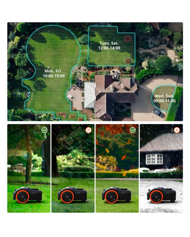 Robot cortacésped Segway Navimow X350E 5000 m²