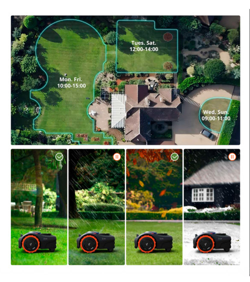 Robot cortacésped Segway Navimow i108E 800 m²