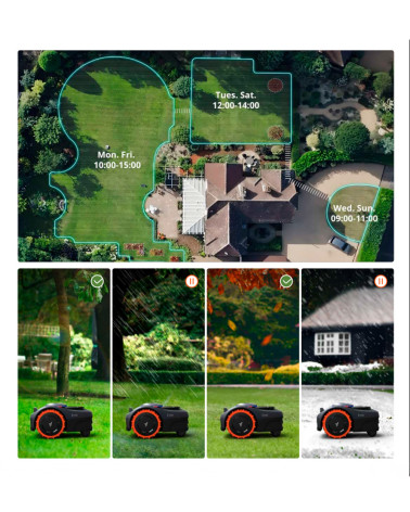 Robot cortacésped Segway Navimow i108E 800 m²