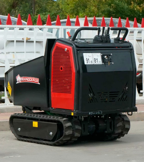 Mini Dumper / Carretilla de orugas 10 HP 500 kg Rhinoceros