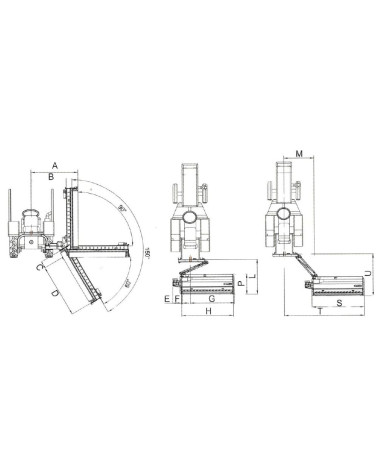 Desbrozadora de martillos multifuncional 125cm Fanton G.OS125 para tractor 25 - 45 CV