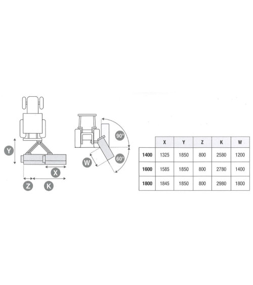 Desbrozadora de martillos multifuncional 120cm Ceccato Jirafa G2T1200F para tractor 20 - 35 CV