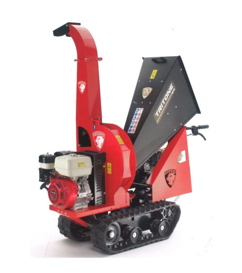 Biotrituradora Orugas Ceccato Olindo BIG CINGO Honda Gasolina 13 CV 80mm