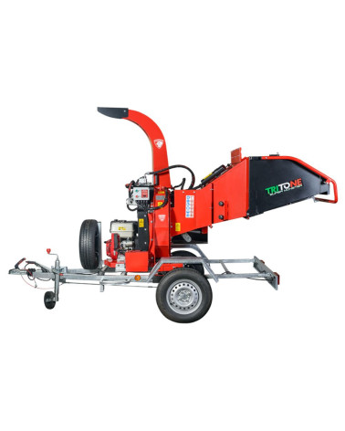 Biotrituradora Ceccato Olindo SUPER MONSTER 390R Remolque Homologado 11,7 CV Honda Gasolina Hidráulica 120 mm