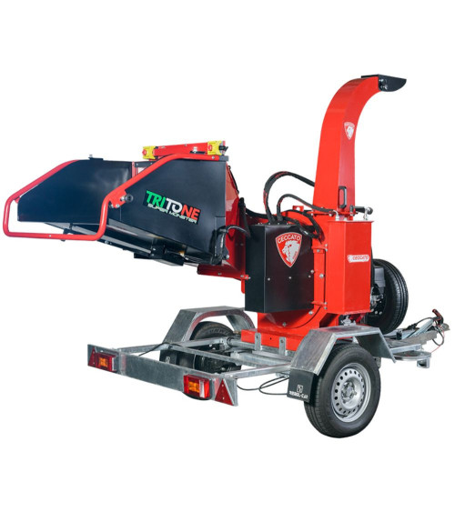 Biotrituradora Ceccato Olindo SUPER MONSTER 390R Remolque Homologado 11,7 CV Honda Gasolina Hidráulica 120 mm