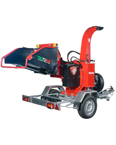 Biotrituradora Ceccato Olindo SUPER MONSTER 390R Remolque Homologado 11,7 CV Honda Gasolina Hidráulica 120 mm