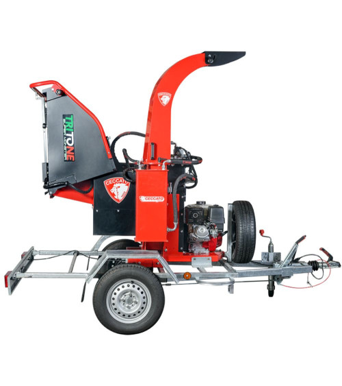 Biotrituradora Ceccato Olindo SUPER MONSTER 390R Remolque Homologado 11,7 CV Honda Gasolina Hidráulica 120 mm