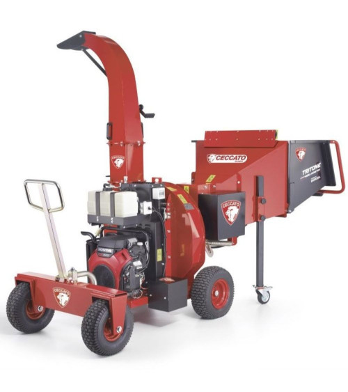 Biotrituradora Ceccato Olindo MEGA MONSTER 690 22,1 CV Honda Gasolina Hidráulica 150 mm