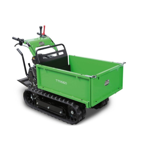Mini Dumper / Carretilla Gasolina de Orugas MGM TRS660 Honda 4,8 CV 600 Kg