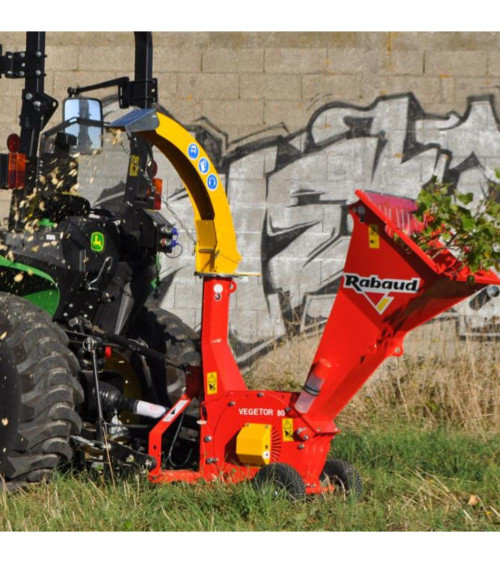 Biotrituradora Rabaud VEGETOR 80T TDF para tractor de 10 - 25 CV 80 mm