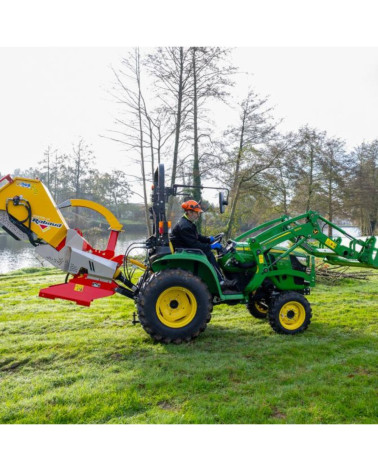 Biotrituradora sobre Tractor Rabaud VEGETOR 110 TCH 110 mm para Tractor de 15 a 35 CV (80 CV con embrague de fricción)