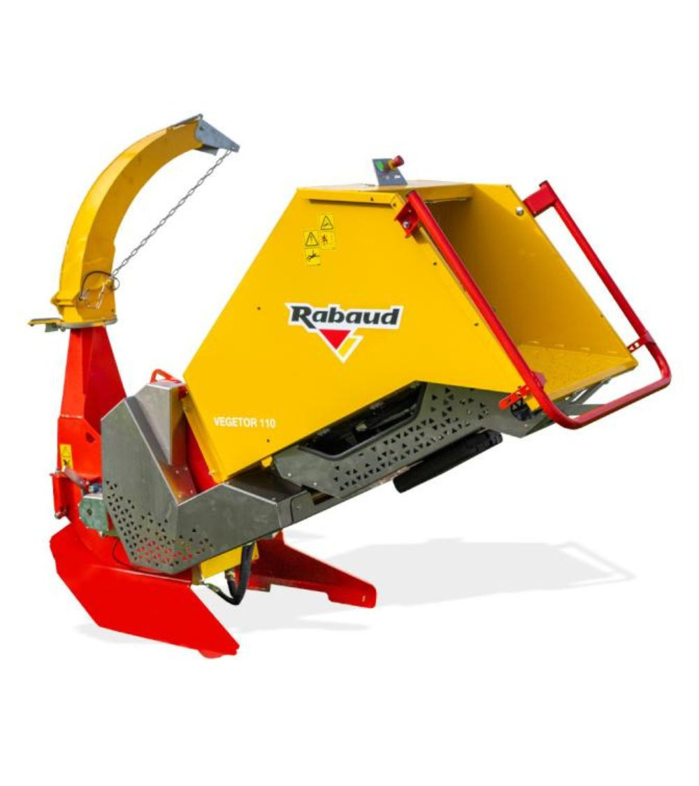 Biotrituradora sobre Tractor Rabaud VEGETOR 110 TCH 110 mm para Tractor de 15 a 35 CV (80 CV con embrague de fricción)