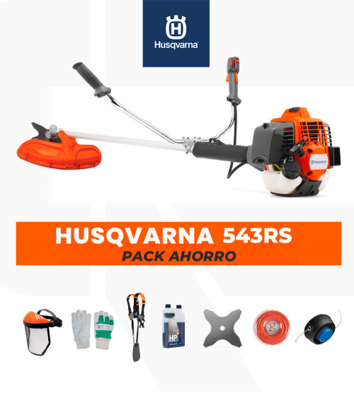 PACK AHORRO Desbrozadora 543RS Husqvarna 7,4 kg
