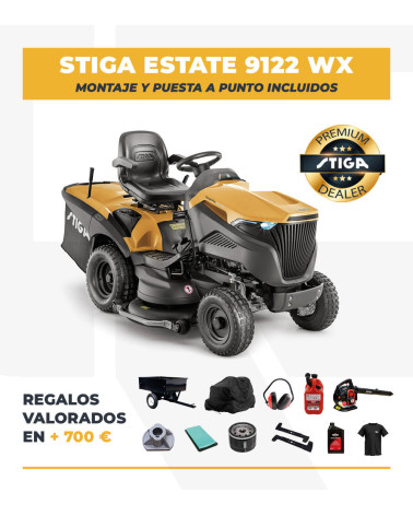 Tractor cortacésped 4x4 Stiga Estate 9122 WX 122cm 22HP Honda
