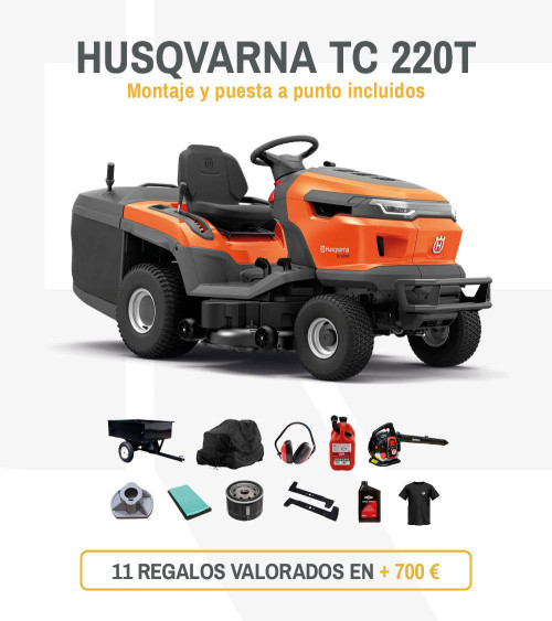 Tractor cortacésped Husqvarna TC 220T 708cc 108cm