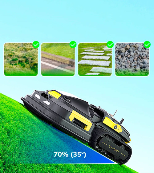 Robot cortacésped sin cables YARBO 25.000 m²