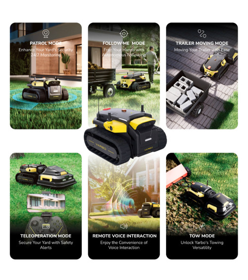 Robot cortacésped sin cables YARBO PRO 25.000 m²