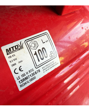 Tractor cortacésped segunda mano MTD LE 155 H 92cm 500cc
