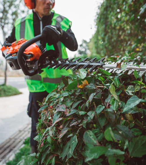 Cortasetos gasolina corte doble ECHO HC-2810ESR — 21,2cc 5,2kg 62cm