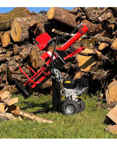 Astilladora leña 15 toneladas gasolina 2 velocidades y 3 posiciones Roteco TOP LINE