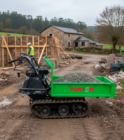 Carretilla Gasolina de Orugas Fanton D30MB 6,5 CV 300 Kg