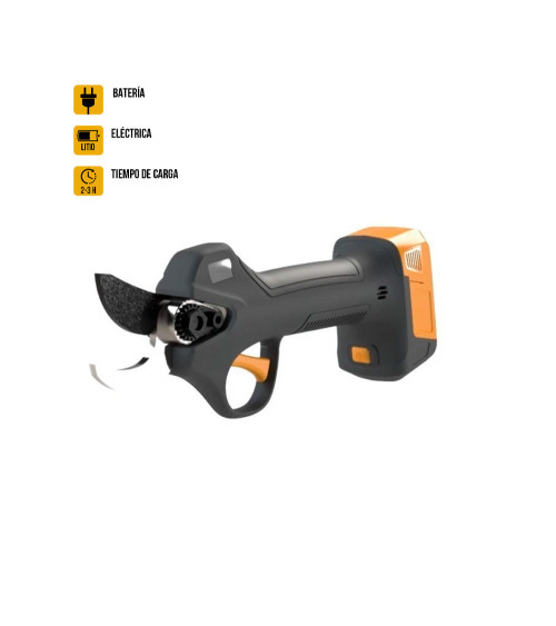 Tijera poda a batería Benza BT4021XL— Apertura 40mm (Incluye batería y cargador)