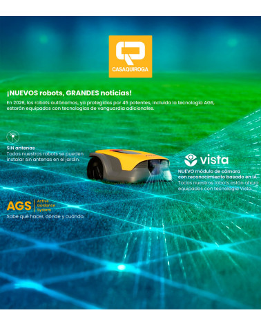 Robot cortacésped sin cable y sin antena STIGA A 6V 600 m²