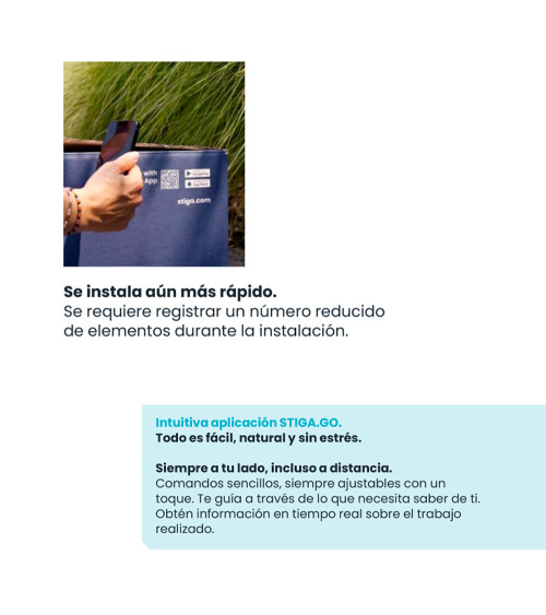 Robot cortacésped sin cable y sin antena STIGA A 50V 5000 m²