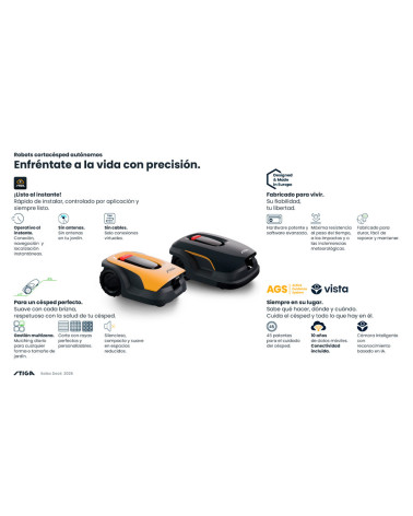 Robot cortacésped sin cable y sin antena STIGA A 50V 5000 m²