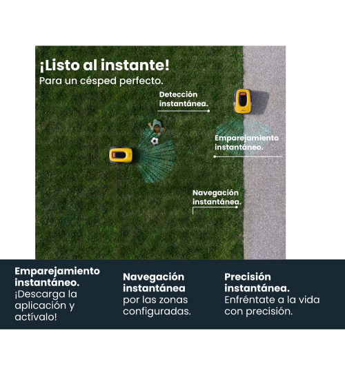 Robot cortacésped sin cable y sin antena STIGA A 100V 10.000 m²