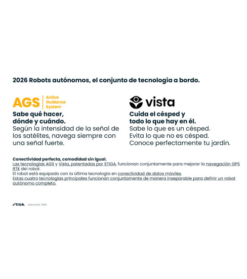 Robot cortacésped sin cable y sin antena STIGA A 140V 14.000 m²