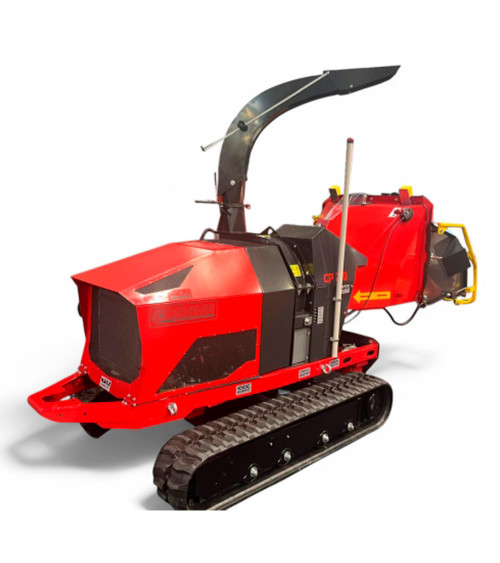 Biotrituradora orugas profesional Gasolina 38HP 200MM Caravaggi CP-210 K TN