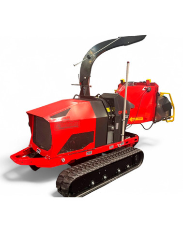 Biotrituradora orugas profesional Gasolina 38HP 200MM Caravaggi CP-210 K TN