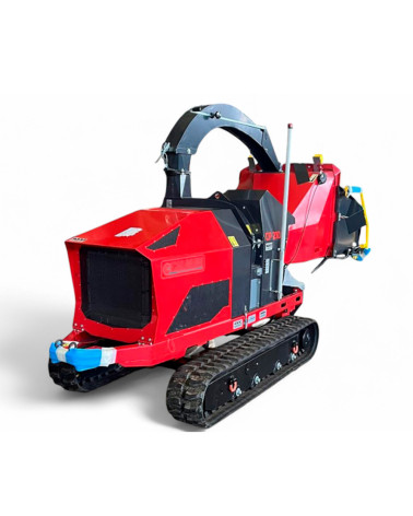 Biotrituradora orugas profesional Gasolina 38HP 200MM Caravaggi CP-210 K TN