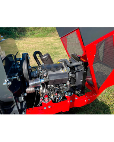 Biotrituradora orugas profesional Diésel 25,2HP 200MM Caravaggi CP-210 KD TN