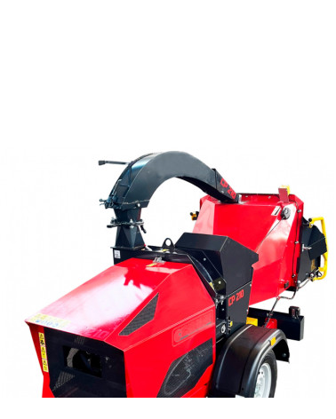 Biotrituradora profesional remolcable Caravaggi CP-210 Gasolina 38HP 210MM