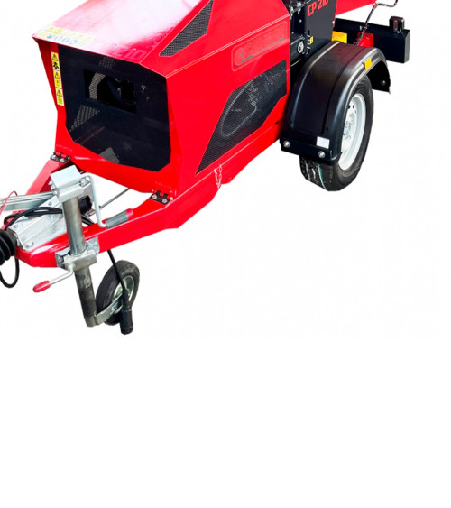 Biotrituradora profesional remolcable Caravaggi CP-210 Gasolina 38HP 210MM