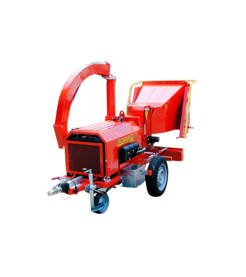 Biotrituradora profesional Gasolina Caravaggi CIPPO 15 — 25HP Ø150 mm