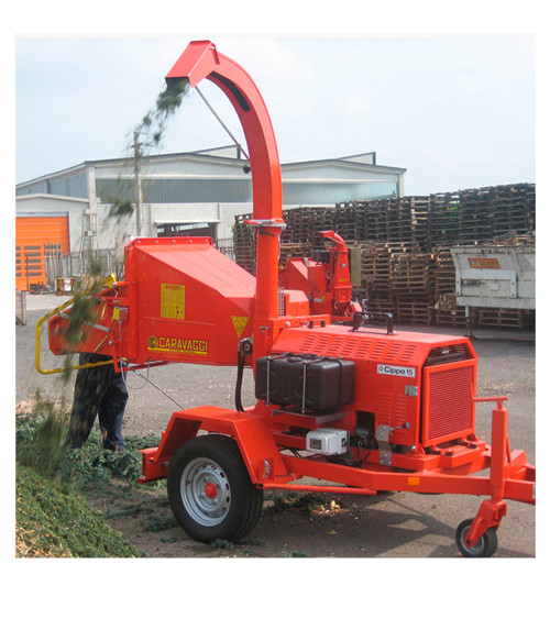Biotrituradora profesional Gasolina Caravaggi CIPPO 15 — 25HP Ø150 mm