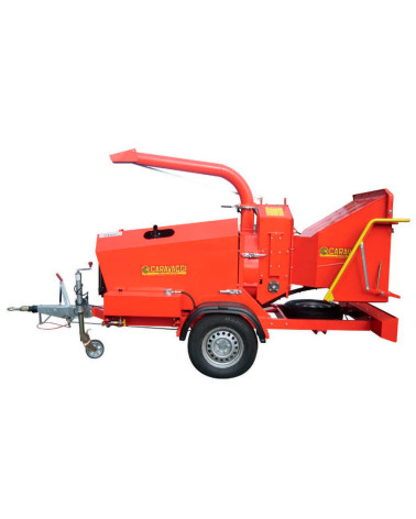 Biotrituradora profesional Diésel Caravaggi CIPPO 25T — 75HP Ø250 mm