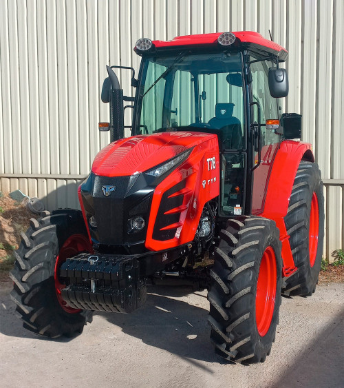 Tractor agrícola 4×4 TYM T78 — 75,3 HP con transmisión inversor sincronizado