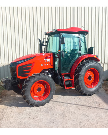 Tractor agrícola 4×4 TYM T78 — 75,3 HP con transmisión inversor sincronizado