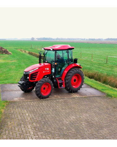 Tractor agrícola 4×4 TYM T78 — 75,3 HP con transmisión inversor sincronizado