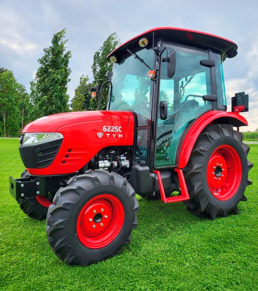 Tractor pequeño TYM 6225C — 58HP Giro 52º