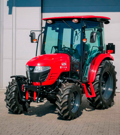 Tractor pequeño TYM 6225C — 58HP Giro 52º