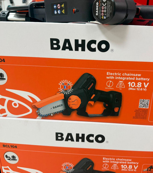 Motosierra de poda a batería BAHCO BCL104 — 9CM 0,88KG