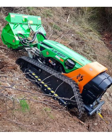 Robot desbrozadora Green Climber LV 800 PRO de MDB + trituradora TE 160 PLUS