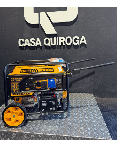 Generador gasolina Monofásico 8.5kW Arranque Eléctrico — AYERBE 9000 E