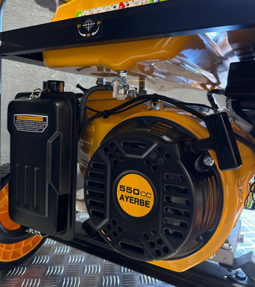 Generador gasolina Monofásico 8.5kW Arranque Eléctrico — AYERBE 9000 E